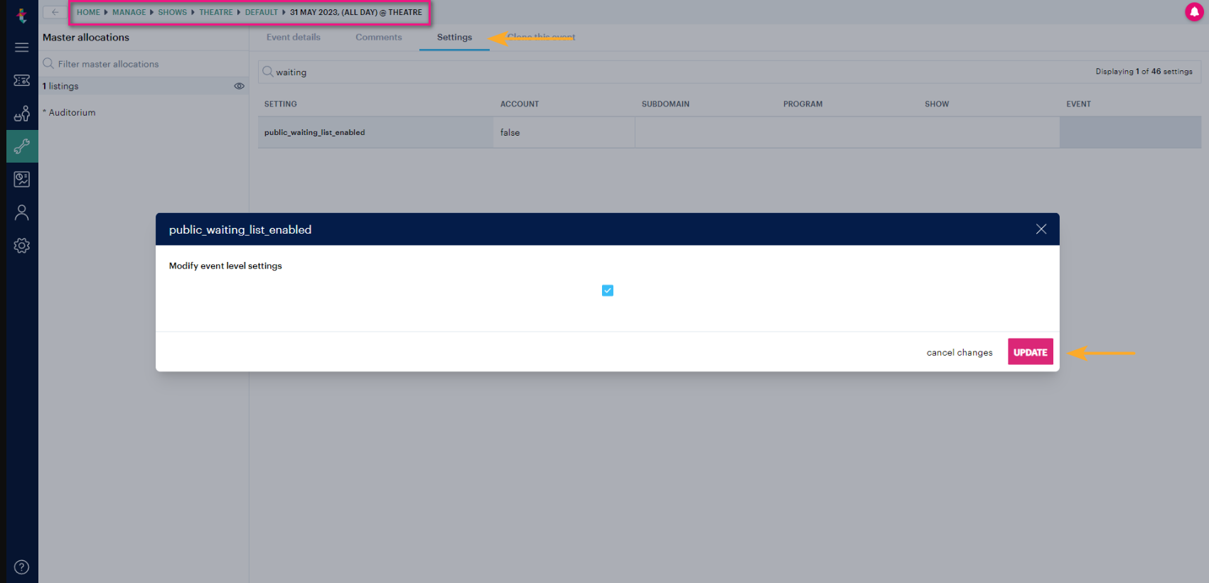 How to create and manage waiting lists for events – Ticketsolve Help Centre