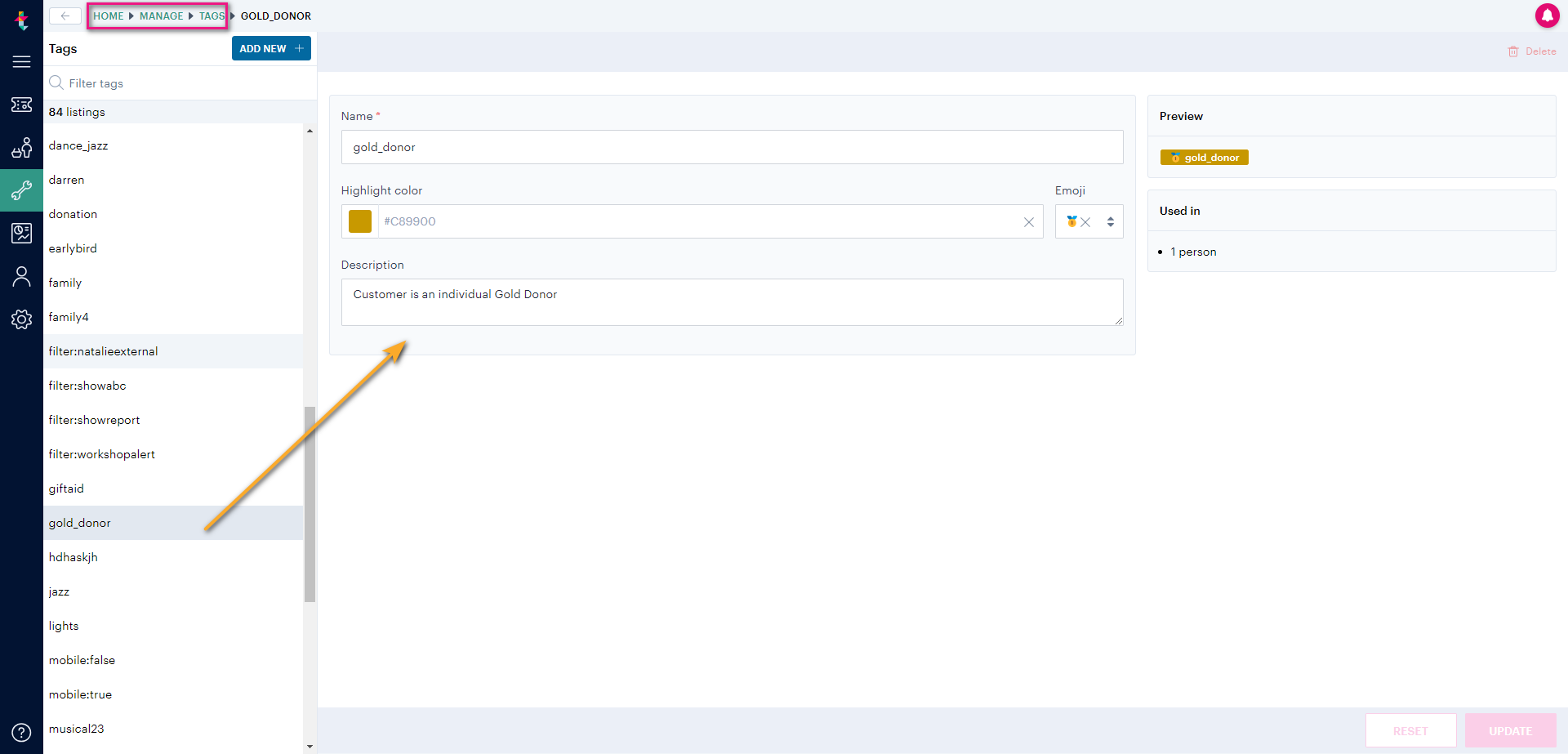 Manage Tags existing tags list.png