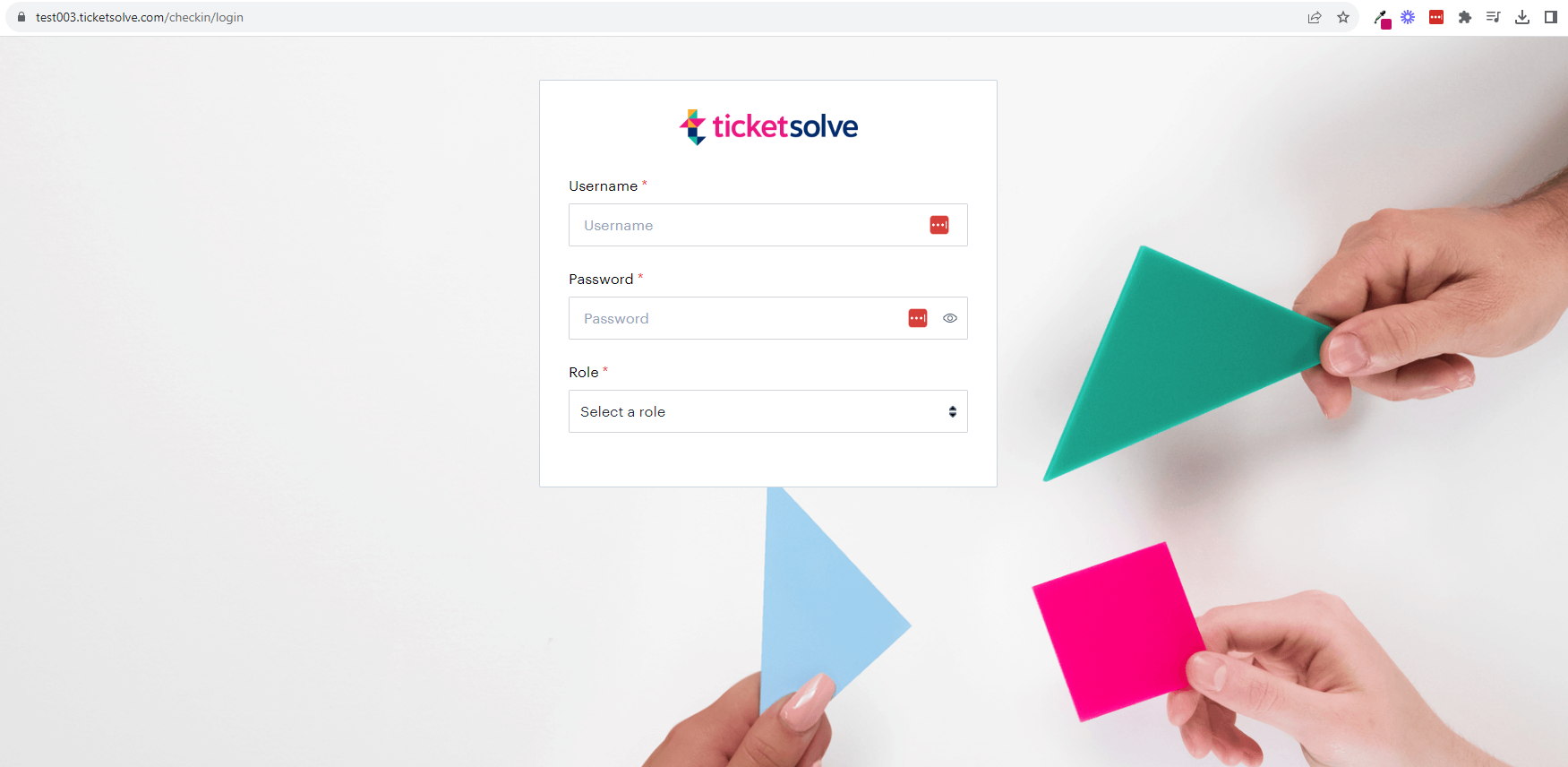Check-in App login page.png