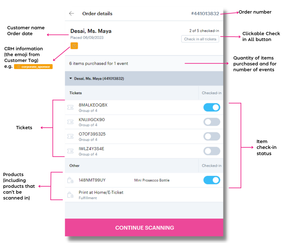 Scanning with Ticketsolve's Check-in App – Ticketsolve Help Centre