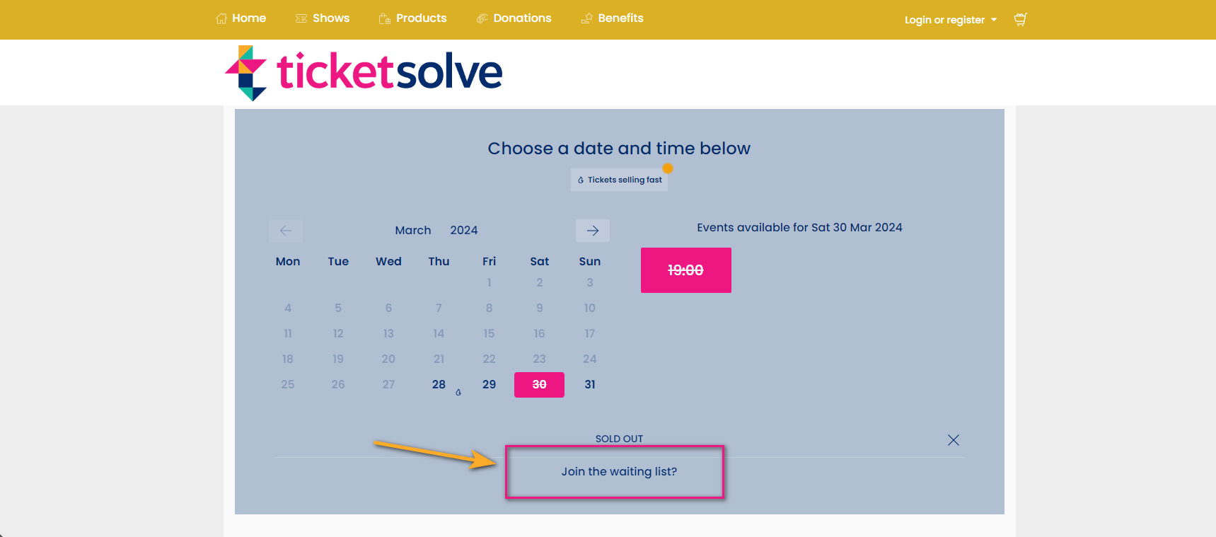 How to create and manage waiting lists for events – Ticketsolve Help Centre